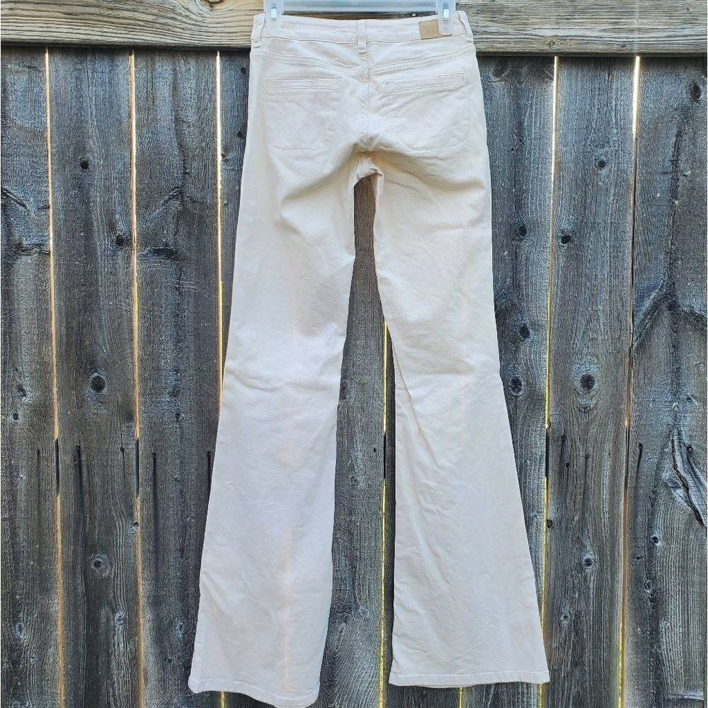 ZARA basic  denim ivory jeans - Picture 8 of 16